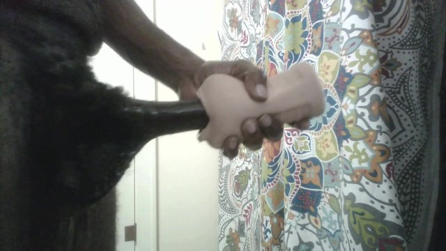 Big Black Cock Fucks Throat..