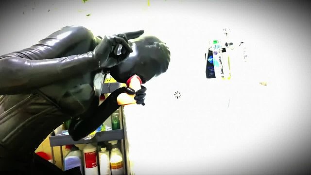 Deepthroat training in latex