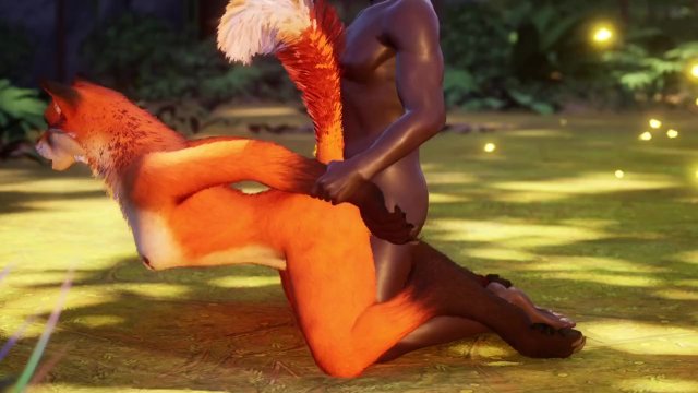 Slutty Furry Fox takes BBC..