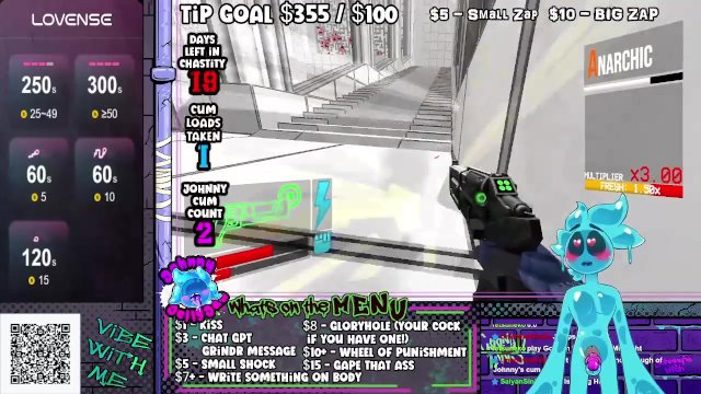 Slime Goes wild playing..