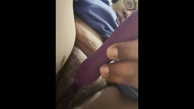 Ebony Plus Size Babe Touches..