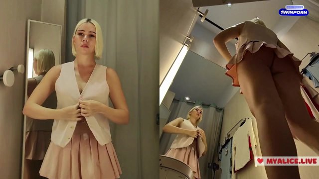 Changing in a public locker..