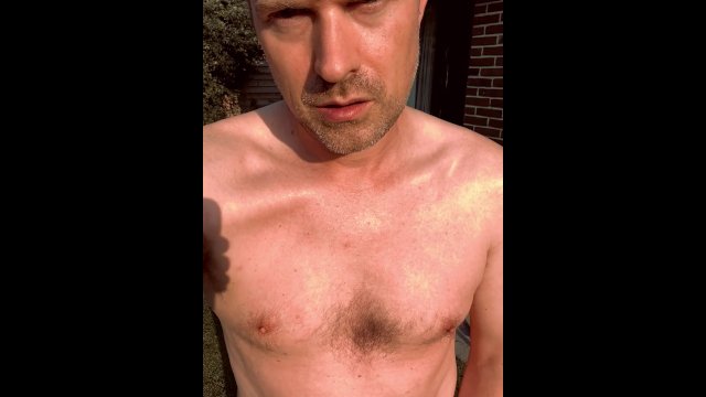 Enjoying myself outside -..