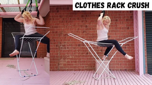 clothes rack strength test