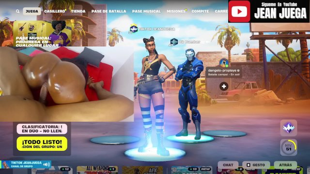 playing fortnite in its new..