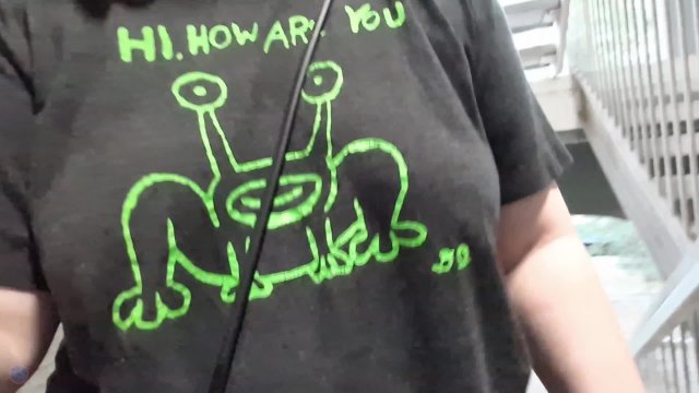 walking up the stairs..