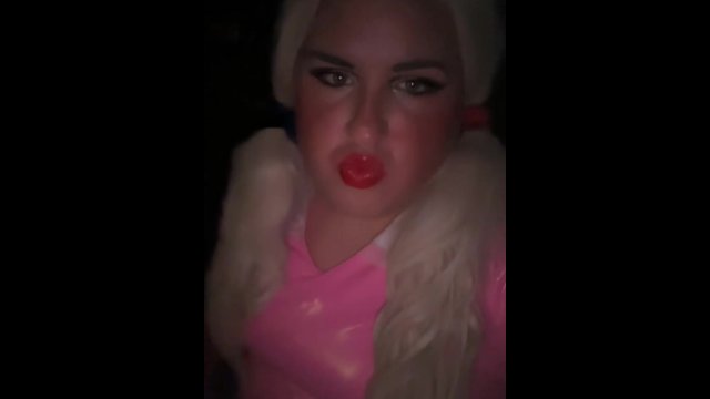 Sissy in the street!