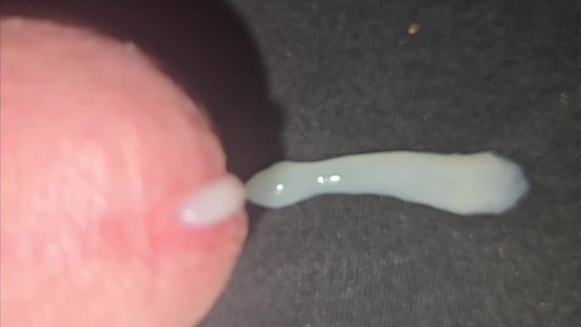 Close Up Slow Motion Cumshot