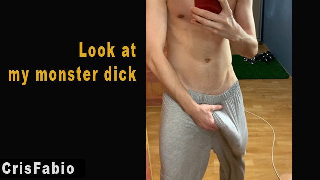 Straight guy showed his huge..