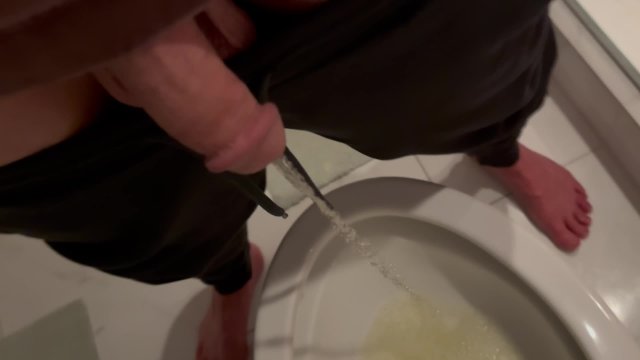 Hot Close-Up Pissing..