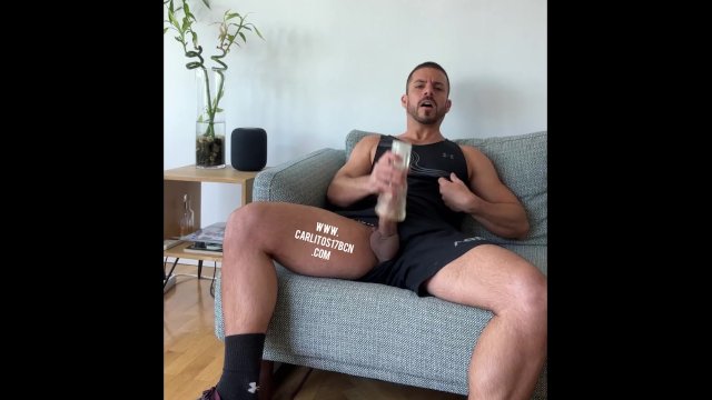 Masturbating with my..