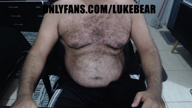 Bear Cub plays in webcam