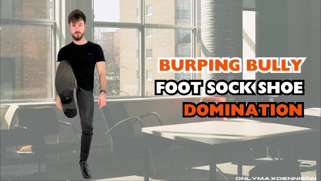 Burping Bully foot sock shoe..